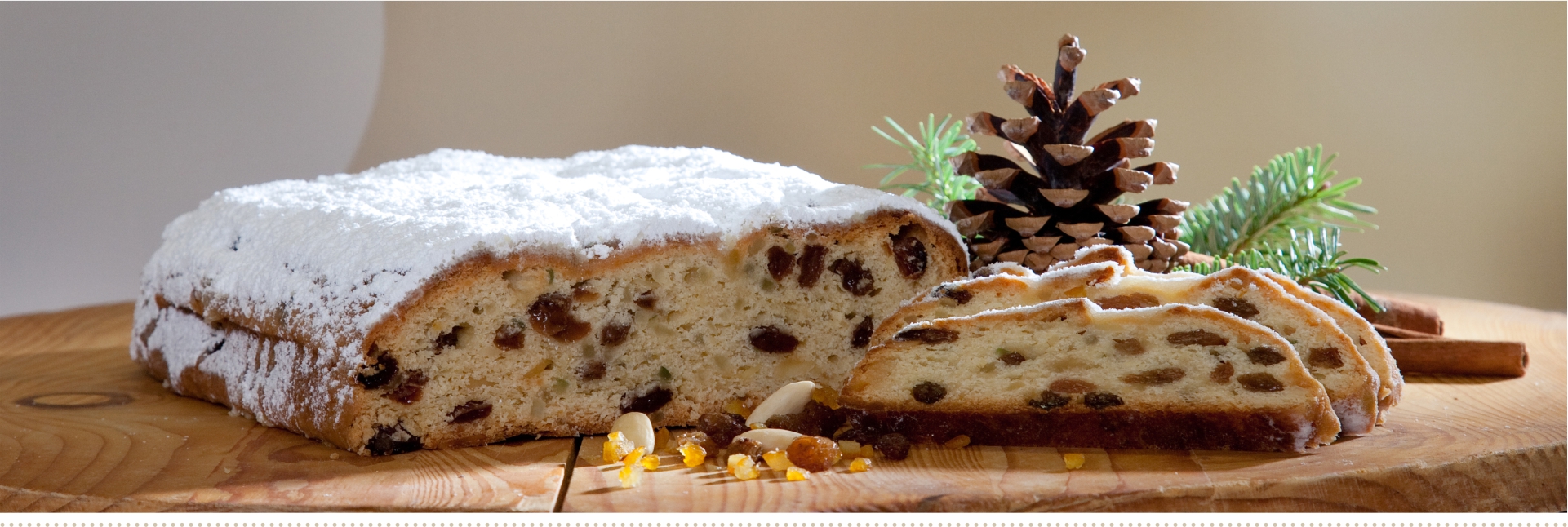 Unser Butter-Rosinen Stollen